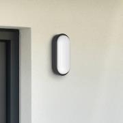 MEGATRON LED-utomhusvägglampa Zella Neo XL Sensor svart IP54