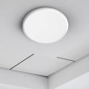 Näve LED-inbyggnadslampa Suma, Ø 15,5 cm, vit, dimbar, IP44