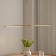 UMAGE LED-hänglampa Omni, mässingsfärgad Längd 107 cm 2 lampor