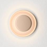 Vibia Top LED-vägglampa Ø 17 cm ljusrosa