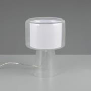 Trio Lighting Bordslampa Rocka, klar, höjd 29 cm, glas/tyg