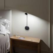 Vibia Pin 1680 LED-vägglampa, 39 cm, svart