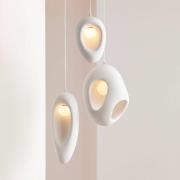 KARE hänglampa Soul Dining, vit, gips, 53 cm, G9