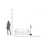 KARE Golvlampa Sugar, flerfärgad, glas, 150 cm, G9