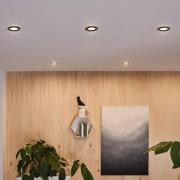 Paulmann inbyggnadslampa Nova Plus svart Ø 9 cm GU5.3/GU10 IP65