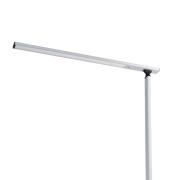 Prios Zyair LED-golvlampa till kontor, silver 108,4 cm