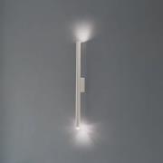 SOLLUX LIGHTING Vägglampa Pastelo, beige, höjd 20 cm, stål, 2 lampor.