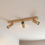 Arcchio takspotlights Brinja Slim, brun, 3 lampor, GU10 MR11