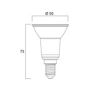 Sylvania LED-lampa RETRO, PAR16, E14, 3,6 W, 840, 345 lm, 36°