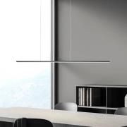 Bopp LED-hänglampa Baseline 2.0, svart, längd 119 cm