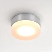 Bopp LED-taklampa One, aluminiumfärgad, Ø 9 cm, metall