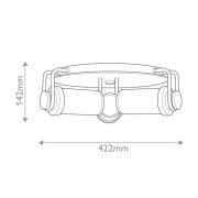 Quintiesse Taklampa WYNWOOD, antikmässing, Ø 42 cm, 3 lampor. Metall/g...