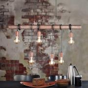 EGLO Hänglampa Townshend 4 i mörkbrunt