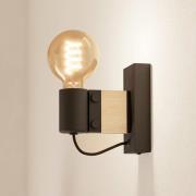 EGLO Bailrigg vägglampa av trä