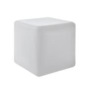 EGLO Utomhuslampa Bottona cube E27 vit, 40 x 40cm