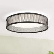 EGLO LED-taklampa Luppineria stålnät, svart