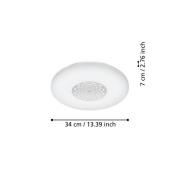 EGLO connect Capasso-Z LED-taklampa CCT