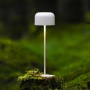 Konstsmide LED-batteridriven bordslampa Lille, höjd 36 cm, vit, IP54, ...