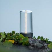 Konstsmide LED-batteridriven bordslampa Edison, höjd 15 cm, grå/klar, ...