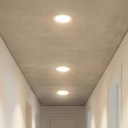 OSRAM LED-takinbyggnadslampa SLIM, Ø 12 cm, 6 500 K, vit