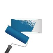 Trio Lighting Vägglampa Wacadia, vit, bredd 30 cm, gips