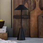 Globen Lighting batteridriven utomhusbordslampa Cannes, svart, IP54