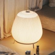 Vibia LED-golvlampa KNIT, 55 x 45 cm, beige, textil
