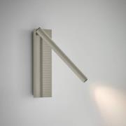 Bover LED-vägglampa Arid A/02 grå, aluminium, 2 700 K