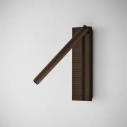 Bover LED-vägglampa Arid A/03 brun, aluminium, 2 700 K