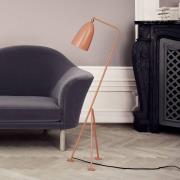 Gubi Gräshoppa trebens golvlampa, vintage-röd