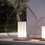 Karman Cell - bur-golvlampa, Ø 84 cm, brons