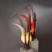 Woru Bunga bordslampa i floral form, orange