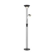 Markslöjd LED-uplight-golvlampa Modu, svart, läslampa, höjd 180 cm, di...