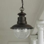 Lindby utomhushänglampa Eddie, rost, metall, IP44, E27