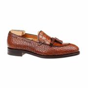 Berwick Läder Moccasin-Style Loafers Brown, Herr