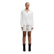 Ahlvar Gallery Aly satin shorts White, Dam