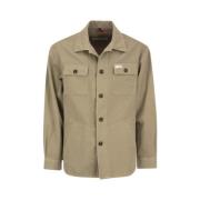 Fay Light Jackets Beige, Herr