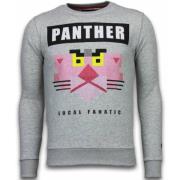 Local Fanatic Pink Panther Rhinestone Sweater - Herr Tröja - 5915G Gra...
