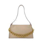 Manu Atelier Shoulder Bags Beige, Dam