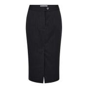 Co'Couture Midi Skirts Black, Dam