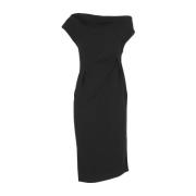 Alexandre Vauthier Midi Dresses Black, Dam