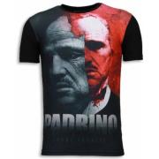 Local Fanatic El Padrino Digital Rhinestone - Herr T Shirt - 5971 Blac...