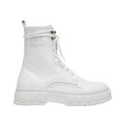 Virón Lace-up Boots White, Dam