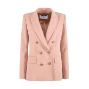 Nenette Elegant Cady Blazer Jacket Pink, Dam