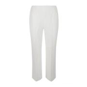 Ermanno Scervino Straight Trousers White, Dam