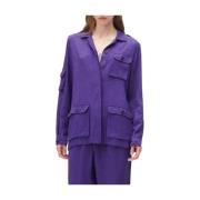 Lala Berlin Stilfull och mångsidig skjortkollektion Purple, Dam