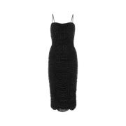 Rotate Birger Christensen Midi Dresses Black, Dam