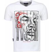 Local Fanatic Mike Tyson Tribal - Herr T Shirt - 2311W White, Herr