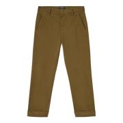 Dondup Slim Fit Byxor Green, Dam