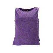 Versace Pre-owned Pre-owned Polyester toppar Purple, Dam